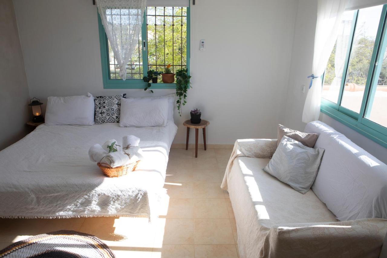 על הגג Hotel Mitzpe Ramon Exterior foto